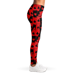 Leggings Deportivos para Mujer, Sublimación Personalizada, Nailon/Poliéster, Leggings de Yoga de Alta Elasticidad, Secado Rápido - Product Image 6