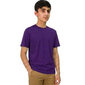 Camiseta de Alta Calidad 100% Algodón con Logotipo Personalizado, Ropa Infantil, Camiseta Lisa para Niñas, Camiseta Infantil con Estampado Personalizado - Product Image 1
