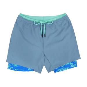 OEM Men’s Gym Shorts Solid Color <b>Mid</b> Waist Lightweight Quick Dry Breathable Training Sports Shorts Bulk - Product Image 1