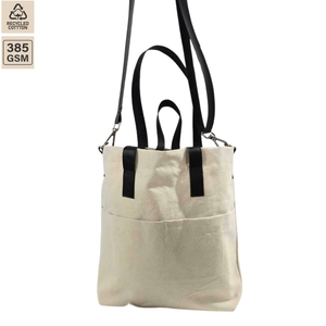 Bolsa de Lona de Algodón de 385 GSM para Cosméticos y Artículos de Viaje, 38x8x35.5 cm, Logotipo Personalizado, Venta al Por Mayor, OEM, Marca Privada, Modelo SNCH254 - Product Image 2