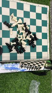 12" Durable Professional Tournament Combination Square Chess Board Smart Chess Demo <b>Soft</b> Rubber Chess <b>Box</b> Mat for Chess Games - Product Image 2