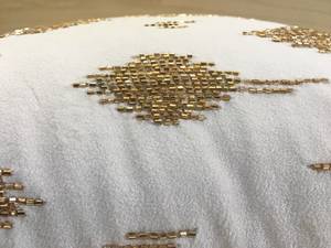 Housse de coussin perlée de style vintage abordable avec broderie artistique pour canapé, lit, chaise et décoration rustique de la maison - Product Image 5