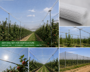 ตาข่ายพลาสติกกันแมลงขนาด 40 เมช สีขาว สำหรับป้องกันพืชผลในโรงเรือนและการปลูกพืชในฟาร์ม - Product Image 5