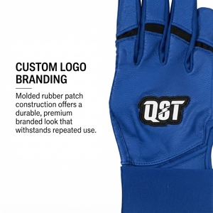 Guantes de Bateo de Béisbol Personalizables con Cierre Elástico en la Muñeca, Ajuste Cómodo, de Cuero Ligero para Entrenamiento y Competencia - Product Image 6