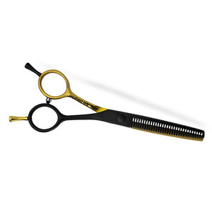 Kit de ciseaux de coiffure 5,5 pouces pour barbier, ciseaux de coupe et d'effilage/texturisation en acier inoxydable pour la coiffure - Product Image 3