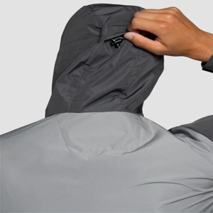 Veste coupe-vent pour homme, design personnalisé, course en plein air, grande taille, polyester doux, imperméable à l'eau, vente en gros OEM - Product Image 2