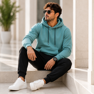 Sudadera con capucha personalizada con logo impreso, sudadera informal de camuflaje, chándal unisex de forro polar, bordado, al por mayor, de peso pesado, lisa, para hombre - Product Image 5