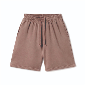 Pantalones Cortos de Felpa Tejida para Hombre, Edición 2026, los Más Vendidos, con Bolsillos Laterales y Diseño Sólido - Product Image 1