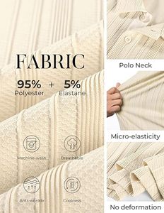 เสื้อเชิ้ตแขนสั้นผู้ชาย ผ้าฝ้าย สีพื้น สวมใส่สบาย ระบายอากาศได้ดี ผ้าถักกันยับ ดีไซน์เรียบง่าย ความยาวปกติ โลโก้ด้านหน้า - Product Image 3