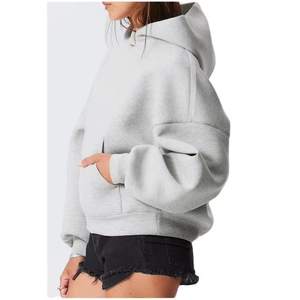 Sudadera con capucha de peso pesado personalizada para hombres de gran tamaño hombro caído algodón poliéster transpirable OEM ODM fábrica - Product Image 5