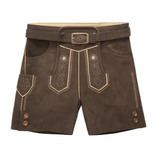 Traje de Lederhosen de Cuero Genuino Premium para Niños, Logotipo Personalizado, Traje Tradicional Bávaro Alemán para Niños, Oktoberfest Trachten - Product Image 6