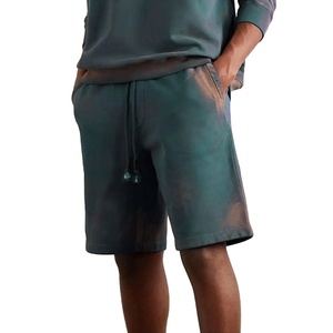 Wholesale Unisex Acid Wash <b>Sweat</b> <b>Shorts</b> <b>Men's</b> Women's High Street Style Custom Logo Elastic Waist OEM Digital Eco-Friendly - Product Image 5
