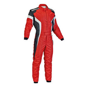 Traje de Carreras Automovilísticas Resistente para Pilotos - Ligero, Resistente al Fuego, Transpirable, de Secado Rápido, Poliéster/Nailon, para Karting - Product Image 1