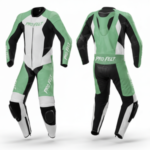 Vêtements de sécurité de qualité supérieure, combinaison en cuir pour course moto, équipement de protection respirant, armure CE, combinaison de course moto - Product Image 5