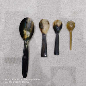 Nouvelle conception 100% meilleure qualité corne de boeuf petite cuillère - Product Image 4