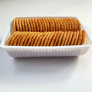 Vente en gros au meilleur prix, craquelins naturels au parfum de noix de coco, croustillants et sucrés, 160g, collation ronde, ODM directement de l'usine, très bon marché - Product Image 5