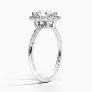 BOJ <b>Ring</b> 029 Pear Cut 925 Silver Cambria Halo White <b>Diamond</b> <b>Ring</b> 2ct D Color VVS1 Moissanite GRA Certified Low Price <b>Ring</b> Sale - Product Image 2