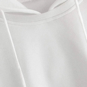 Ventes en gros de sweats à capuche pour femmes personnalisés, doublés de polaire, couleur unie, respirants, pour l'hiver, avec position du logo sur le devant - Product Image 5