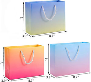 Bolsas de Papel Personalizadas de Lujo para Joyería, Juguetes y Regalos, con Estampado UV en Relieve, Embalaje para Festivales Navideños en Cualquier Tamaño - Product Image 2