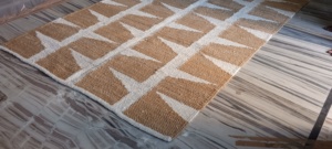 Alfombra Moderna Tejida a Mano de Yute, Fibra Natural, Patrón Geométrico, Ecológica, para Sala de Estar, Dormitorio - Product Image 4