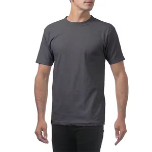 เสื้อยืดคอกลมแขนสั้นทรงหลวมผ้าคอตตอนหนา 200 กรัม 240 กรัม 300 กรัม สำหรับผู้ชาย ป้องกันขนร่วง รับสั่งทำ - Product Image 5