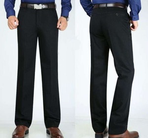 Pantalones Casuales para Hombre en Stock, Pantalones de Algodón para Hombres de Mediana Edad y Mayores, para Usar en Todas las Estaciones - Product Image 1