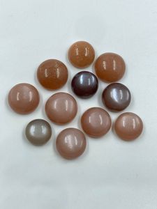 Piedra Lunar de Alta Calidad, Colores Mezclados, Corte Brillante Redondo, 11 Piezas, Piedra Natural de 47.20 Quilates para la Elaboración de Joyas - Product Image 4