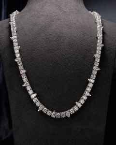 Pear Cut Tennis Chain <b>Necklace</b> Diamond Statement <b>Necklace</b> Luxury Hip Hop Jewelry <b>for</b> <b>Men</b> and Women - Product Image 1