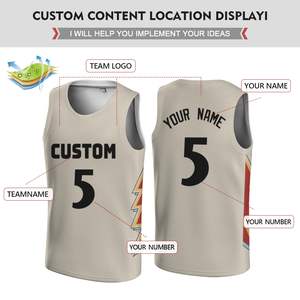 Maillots de basket respirants pour hommes, nouvelle collection, design tendance, vente en gros, vêtements de sport personnalisés BSCI, tenues d'entraînement pour équipes - Product Image 3