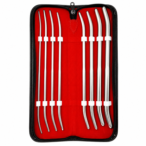 Juego de Dilatadores Uterinos Pratt de 8 Piezas, Acero Inoxidable, Ginecología, Obstetricia, Dilatadores Cervicales, Instrumentos Quirúrgicos, Certificación CE - Product Image 1