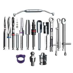 Kit de Herramientas para Implantes Dentales Grip Surgical GS-DF-0010 - Accesorios para Taladro Dental, Conector de Llave Dinamométrica de Trinquete Quirúrgico - Product Image 1