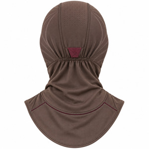 Pañuelo deportivo ajustado para gimnasio, diseño esculpido Cocoa Camel Face Frame, transpirable, modesto, para correr, hiyab atlético - Product Image 2