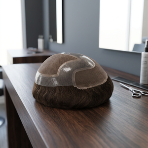 Toupee de Cabello Humano Taz Hair de Alta Calidad, Color Rojo Arcoíris, Resistente al Agua, Ecológico y Ligero, con Encaje HD - Product Image 2