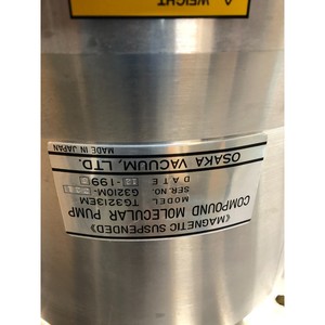 OSAKA VACUUM TG3213EM MAGNETIC SUSPENDED COMPOUND - Equipo y piezas de semiconductores de confianza con legado global - Product Image 4