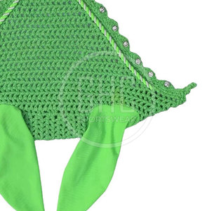 Soft Knit Training Style For Horse Stable Session Days Nice Form Horse Ear <b>Bonnet</b> Durable Finish Horse Ear <b>Bonnet</b> - Product Image 5