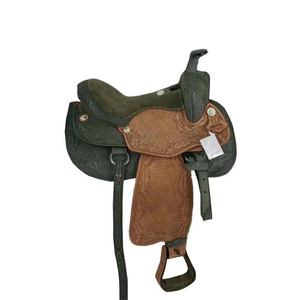 New Arrival Barrel Racing Western Saddle Lightweight Leather Horse Riding Tack Equipment Western <b>Equestrian</b> Bridles Horse Bits - Product Image 1