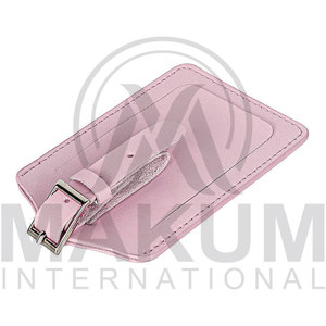 Étiquettes de bagages en cuir personnalisées MAKUM INTERNATIONAL avec logo et design sur mesure MI.LT.001 - Product Image 6