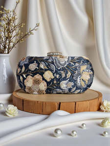 Indian Printed Embroidery <b>Clutch</b> Purse Handmade <b>Wedding</b> Evening Party <b>Bag</b> Wholesale - Product Image 5