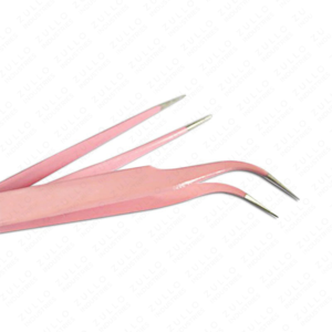 Pinzas Profesionales de Acero Inoxidable con Punta Inclinada para Extensión de Pestañas, Aplicador de Pestañas de Volumen de Precisión, Herramienta de Belleza de Alta Calidad - Product Image 3