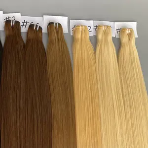 100% Unprocessed Virgin Human Hair Bundles Silky Straight Weft Natural Color 12A Grade Longest Hair Ratio >=45% Top Vendor
