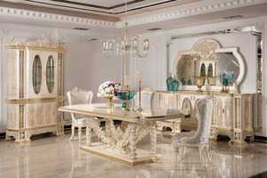 Juego de Comedor de Madera de Teca de Lujo, Compre un Juego de Comedor de Madera, Fabricante de Mesas de Comedor, Muebles Maharaja de Madera de Teca - Product Image 6