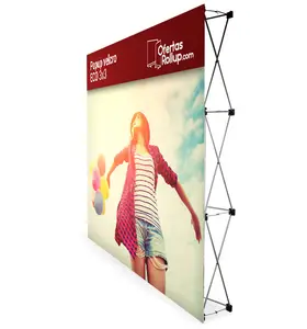 Nhanh chóng vận chuyển thương mại di động hiển thị Pop Up hiển thị đứng thẳng Backdrop tường Pop Up biểu ngữ