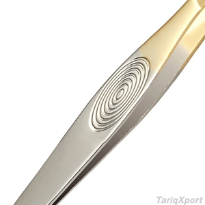 Pince à épiler professionnelle incurvée en acier inoxydable, pointe fine, écologique, légère, manche confortable, outils de beauté personnalisés - Product Image 4