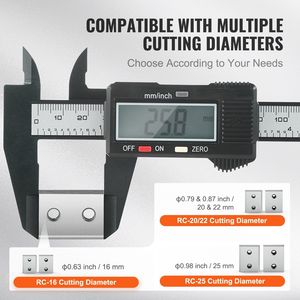 Lame per Tagliabarre Elettriche, 6 Pezzi, Diametro di Taglio 16mm (5/8 Pollici), HRC58-60, Lame Idrauliche Industriali per Barre d'Armatura - Product Image 6