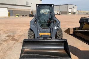 Cargadora retroexcavadora de ruedas John Deere 332G usada, cabina sellada, carga nominal de 45 toneladas, cargador frontal/mini cargador, modelo 2022, motor de 5 toneladas, rápida. - Product Image 6