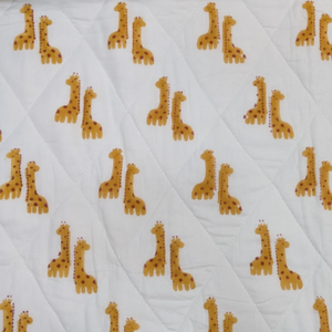 Eco-friendly Premium Reversible Floral 100% Cotton Indian Hand Block Printed Baby Quilt set for Gifting 60x40" - Product Image 3