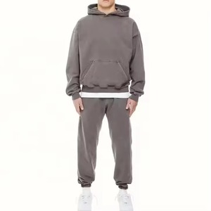 ชุดวอร์มแบบเรียบคุณภาพสูงใหม่ ผลิตจากผ้าฝ้าย 100% สำหรับผู้ชาย - Product Image 3