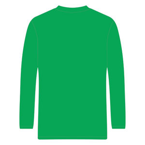 Camiseta de Manga Larga Verde para Estudiantes de HBCU, 100% Algodón, Bordado Chenille, Sororidad Griega, Divine Nine Apparel, Personalizable - Product Image 3