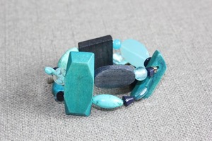 Resin Bracelet Unique Trendy Elegant Jewelry for Women Modern Resin Bangle Set Fashion Accessory - Product Image 2
