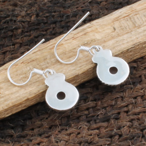 Pendientes de Plata de Ley 925 con Piedra Lunar de Melocotón Natural al por Mayor, Pendientes Colgantes de Gema para Mujer, Fabricante de Joyería Fina - Product Image 6
